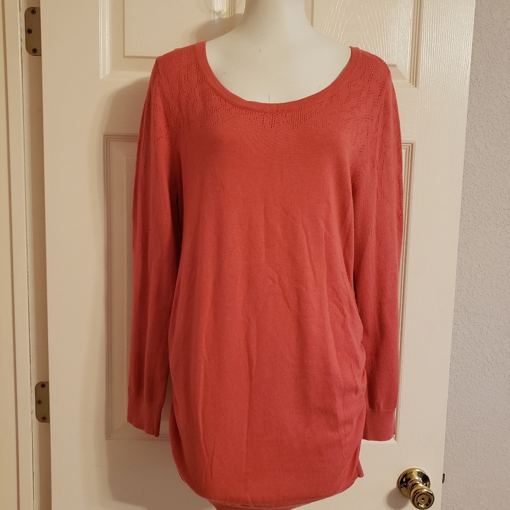Coral Motherhood Maternity Sweater